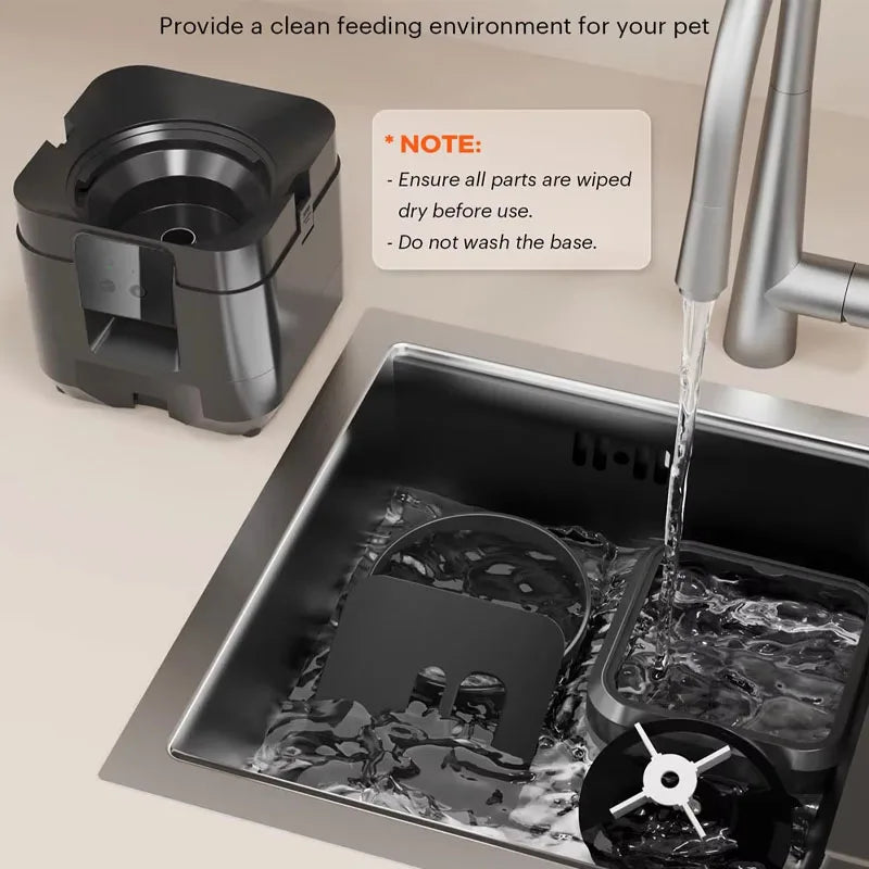 2025 New 2L Pet Feeder Intelligent Automatic Pet Feeder Wifi Application Smart Dry Food Pet Cat Bowl Dog Bowl Home Pet Supplies
