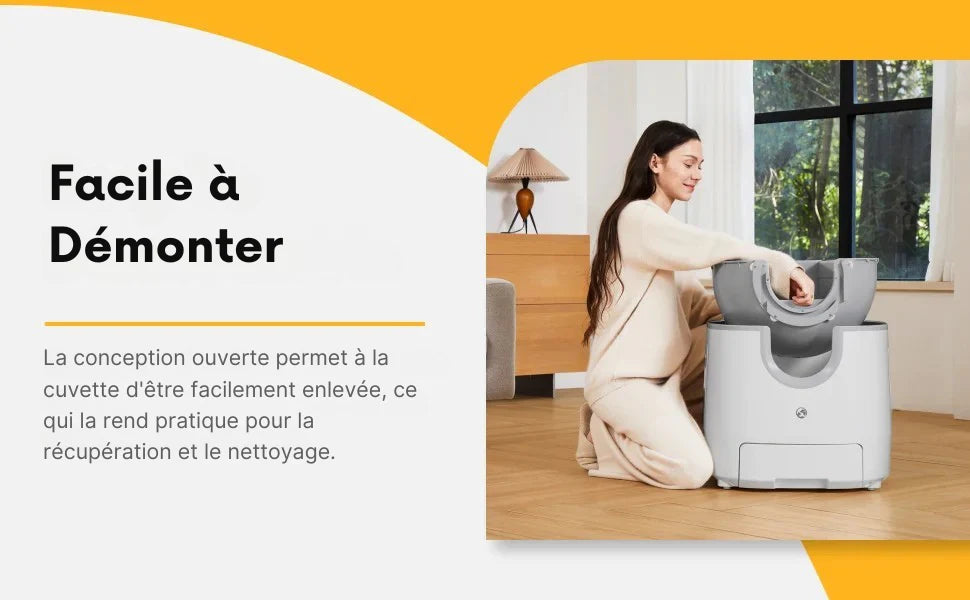 Bac à litière intelligent pour chat – 11L autonettoyant