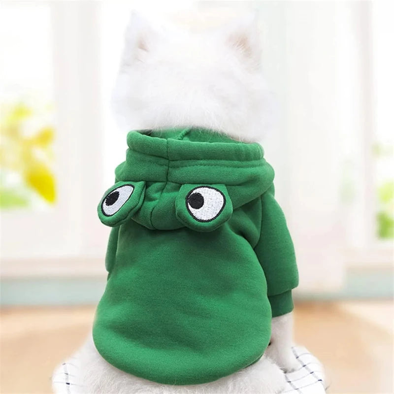 Pet Hoodie Dogs Clothes Bulldog Frances Apparels for Small Dog Costume Coat Jackets Apparel Winter Ropa Para Perros Accessories