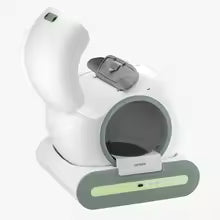 Boîte à litière intelligente de néttoyage automatique contrôlée par application pour chats 65L