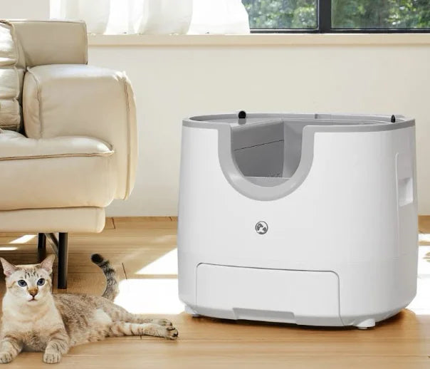 - Automatic Smart Cat Litter Box, Self-Cleaning, 11L, High-Capacity Pet Toilet Tray