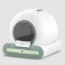Boîte à litière intelligente de néttoyage automatique contrôlée par application pour chats 65L