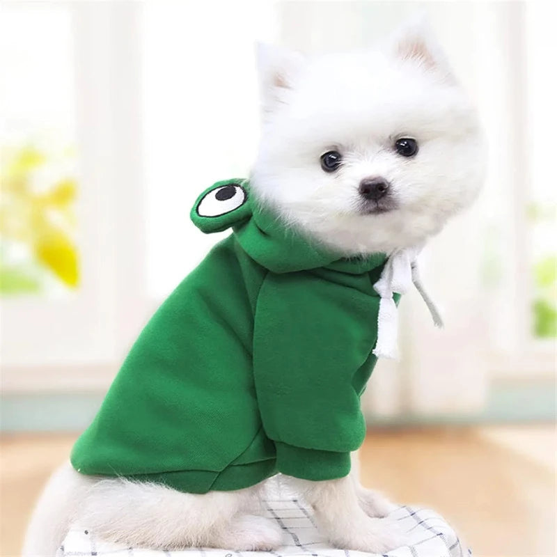 Pet Hoodie Dogs Clothes Bulldog Frances Apparels for Small Dog Costume Coat Jackets Apparel Winter Ropa Para Perros Accessories