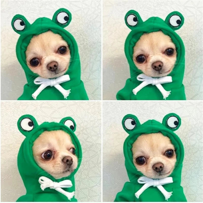 Pet Hoodie Dogs Clothes Bulldog Frances Apparels for Small Dog Costume Coat Jackets Apparel Winter Ropa Para Perros Accessories